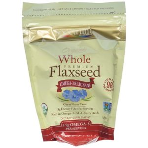 Spectrum Essential – Flaxseed Whole Org, 15 Oz – Pack of 3