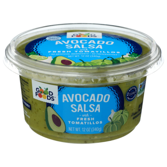 Good Foods – Avocado Salsa, 12 OZ (Pack of 8)