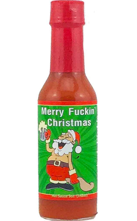 Merry Fuckin’ Christmas Hot Sauce, 5oz. (Seasonal)