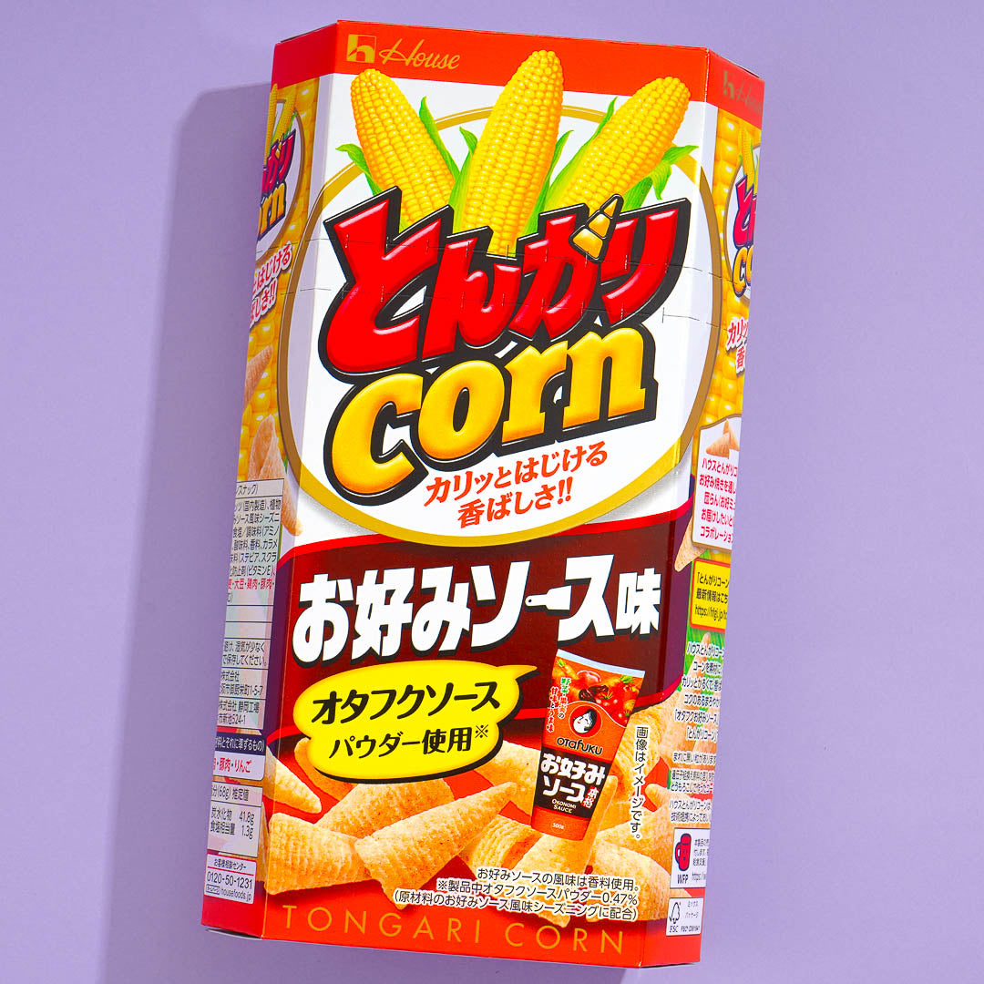 Tongari Corn Snacks – Okonomiyaki Sauce
