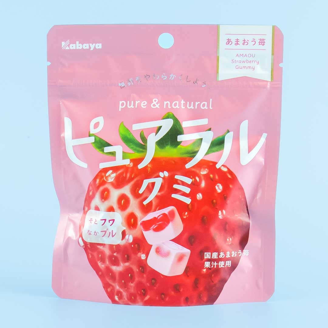 Kabaya Pureral Gummy – Amaou Strawberry