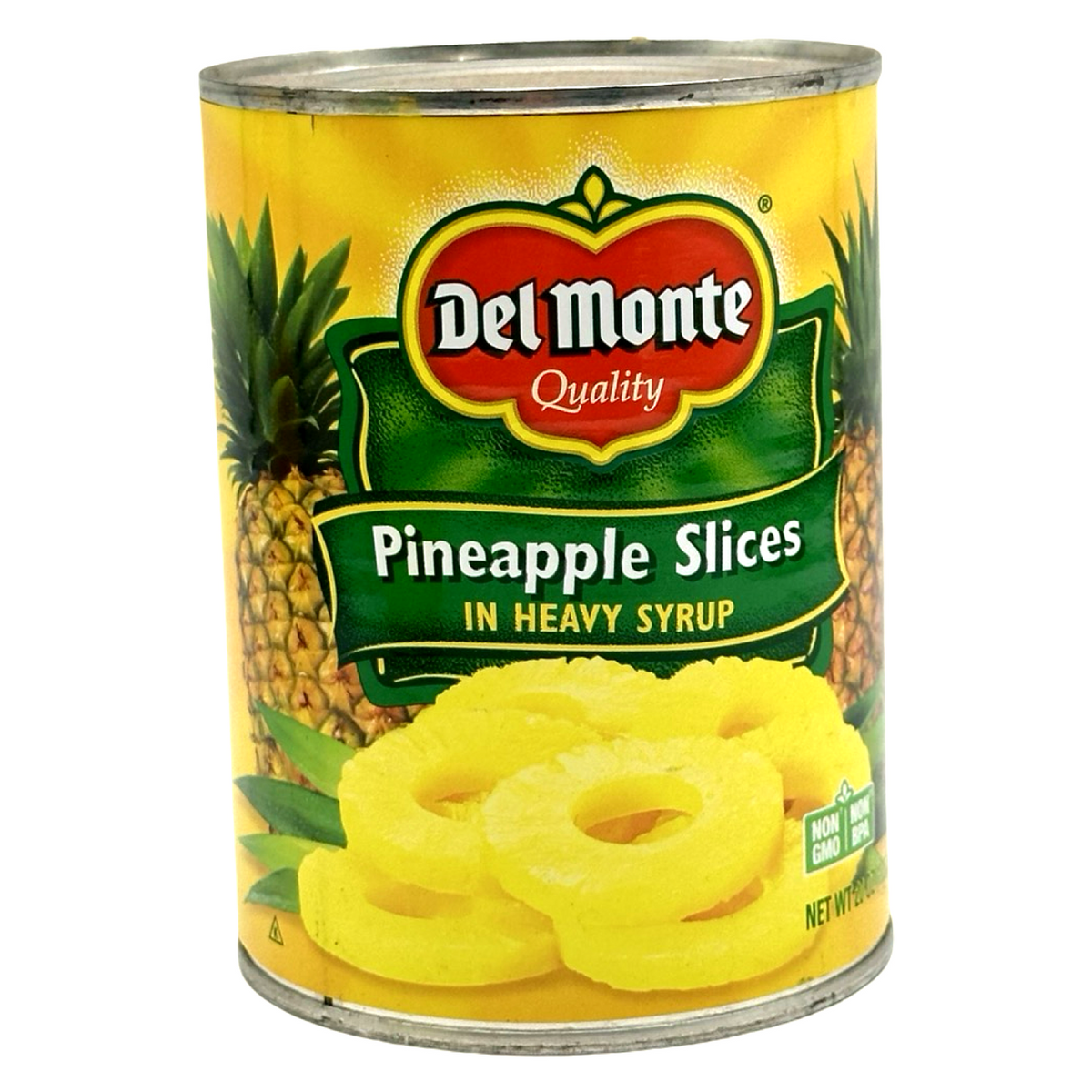 Del Monte – Pineapple Slices in Heavy Syrup – 100% Pineapple Juice – 20 OZ