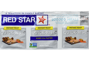 Red Star Quick Rise Instant Yeast, .75 oz. (1 Strip)