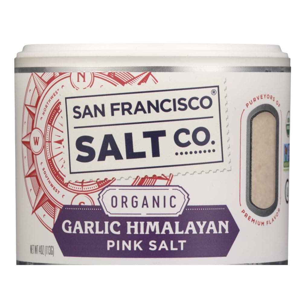 San Francisco Salt Co. – Organic Garlic Himalayan Pink Salt