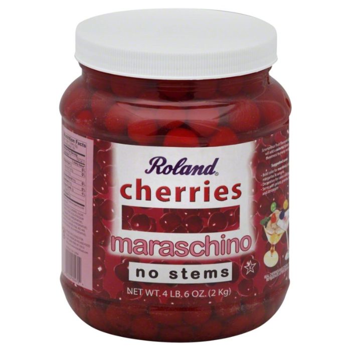 Roland Cherries Maraschino No S 0.5 Ga – Pack Of 6