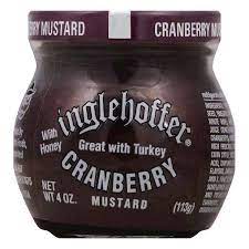 INGLEHOFFER – MUSTARD CRANBERRY 4 OZ – Pack of 12