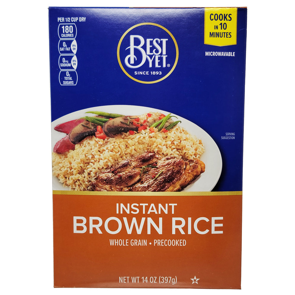 Best Yet Instant Brown Rice Sodium Free – 14oz