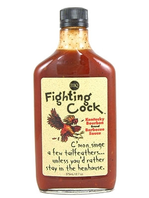 Fighting Cock Kentucky Bourbon BBQ Sauce, 12.7oz.