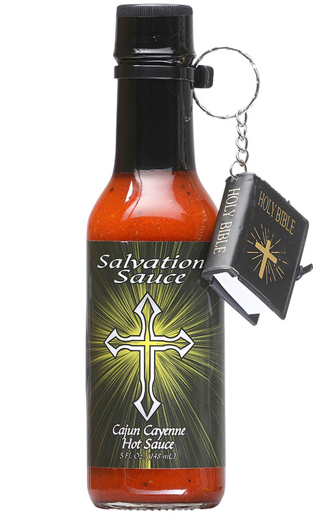 Danny Cash’s Cajun Cayenne Salvation Sauce (w/mini bible), 5oz.