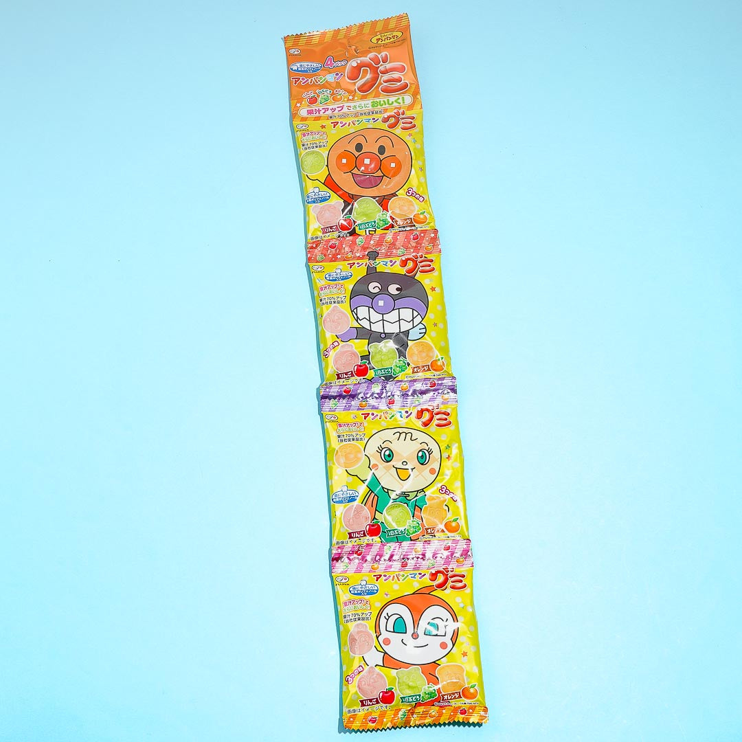 Anpanman 4 Gummy Candy Mini Pack – 4 pcs
