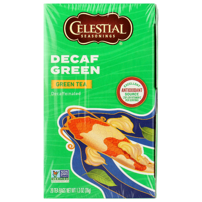 Celestial Seasonings – Decaf Green Tea, 20 Bags | Pack of 6
