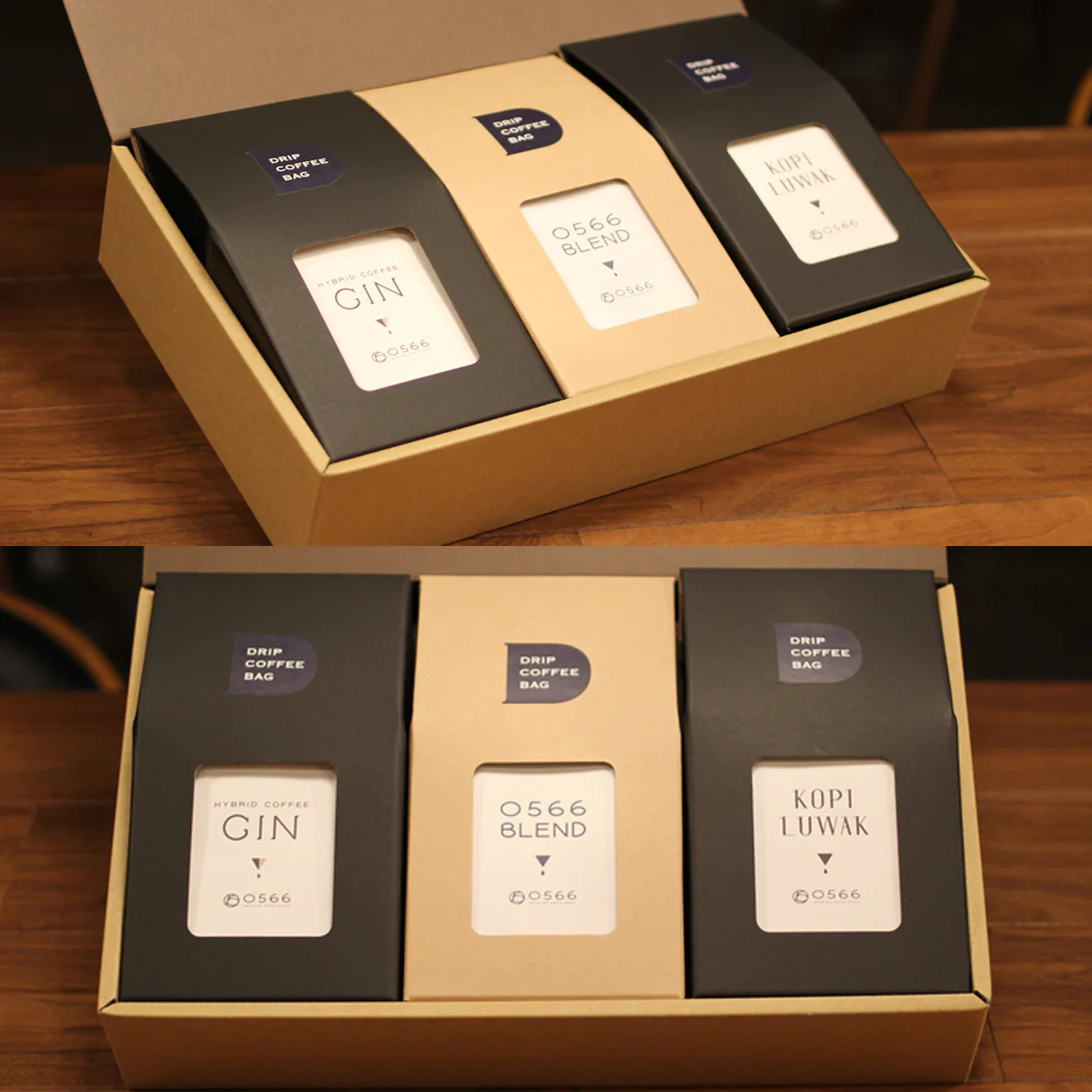 Luxury 3-Drip Bag Coffee Gift Set (0566 Blend, Hybrid Coffee, and Kopi Luwak) – Kurumira Shop