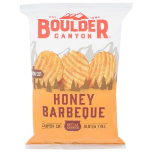 Boulder Canyon – Canyon Cut Chips Honey BBQ, 6.5 Oz | Pack of 12