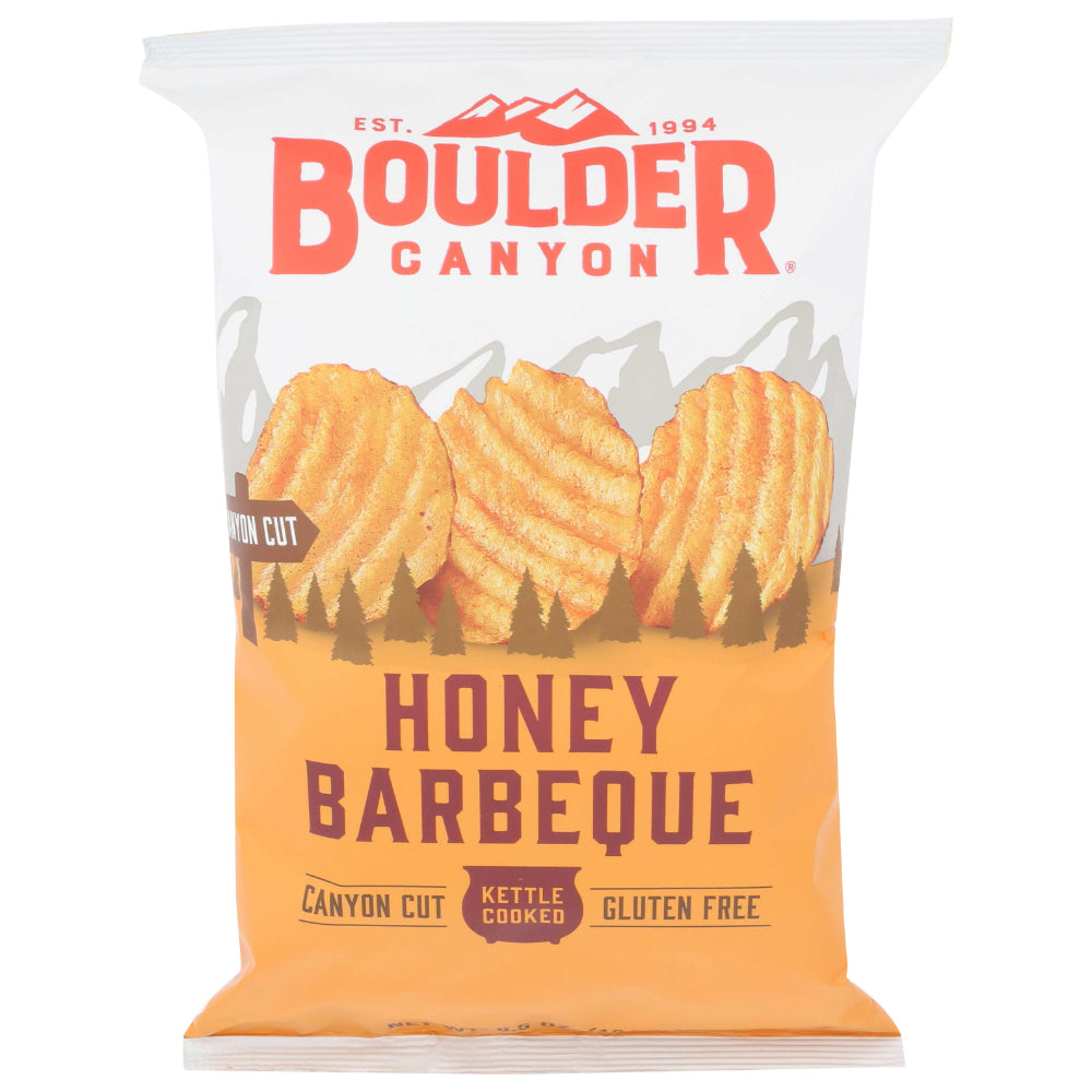 Boulder Canyon – Canyon Cut Chips Honey BBQ, 6.5 Oz | Pack of 12