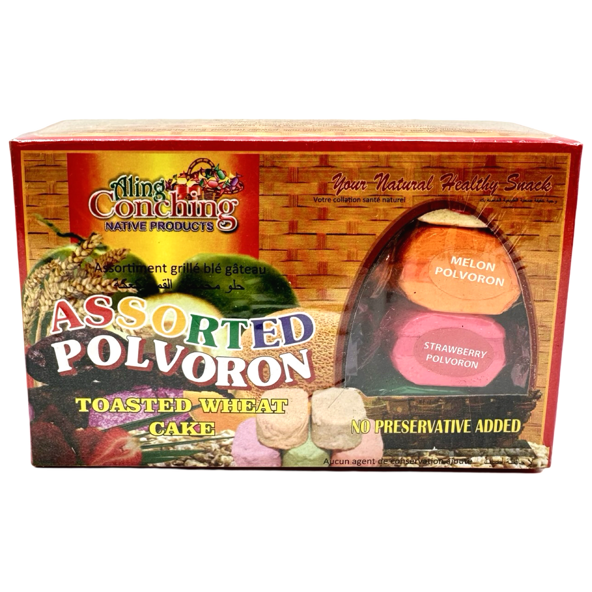 Aling Conching – Assorted Polvoron – 18 Pieces – 500 G