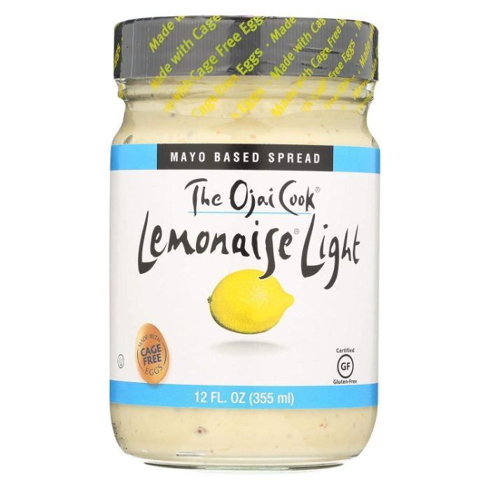 Ojai Cook – Lemonaise Light, 12 Oz | Pack of 6