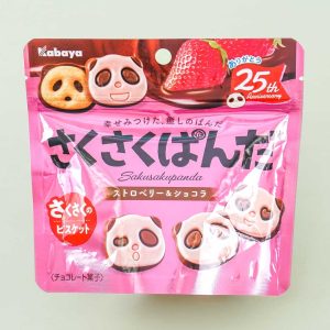 Saku Saku Panda Chocolate Biscuits – Strawberry Chocolate