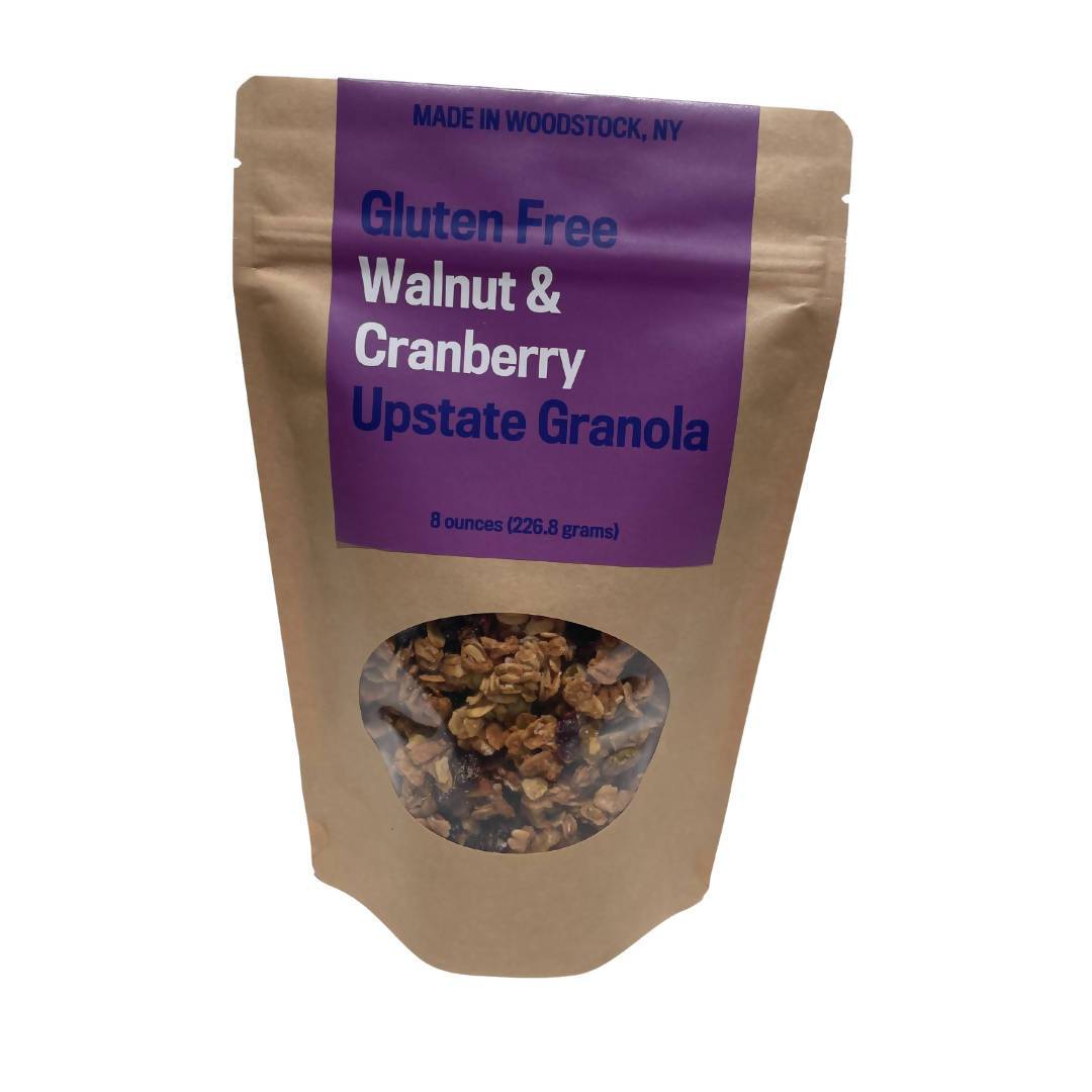 Upstate Granola Cranberry Walnut Granola Bag, Gluten Free – 8 bags x 8oz case