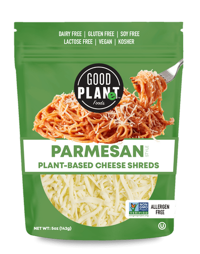 Good Planet Foods – Plant-Based Parmesan Cheese Shreds, 5oz