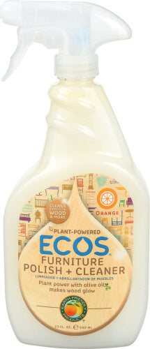 Ecos – Furniture Polish, Orange, 22 oz – Pack of 6