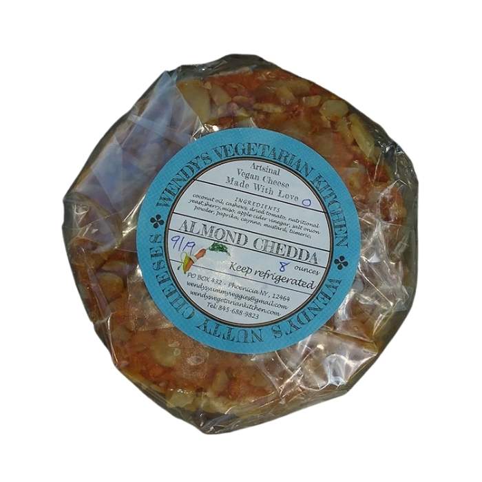 Wendy’s Nutty Cheeses – Almond Chedda, 6oz