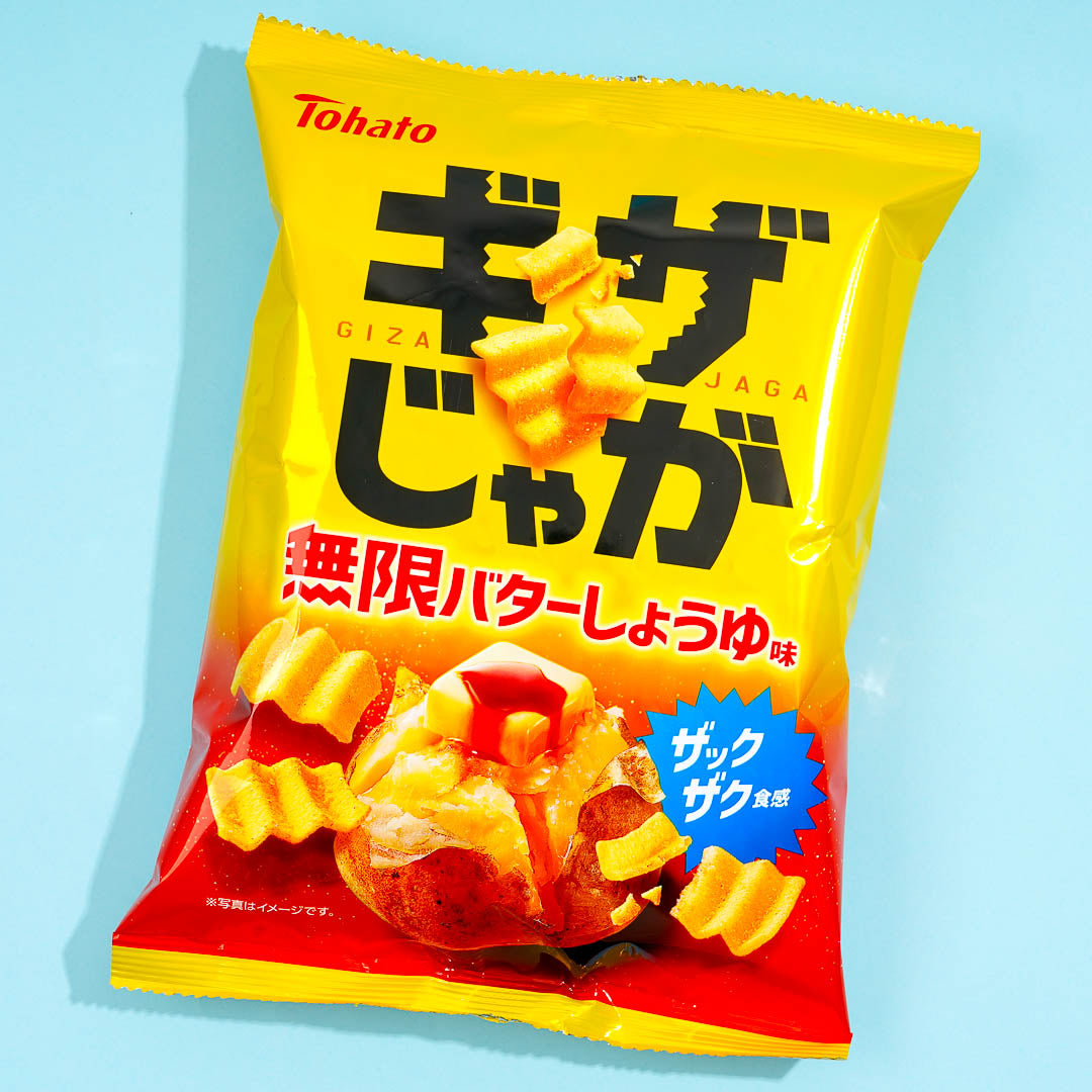 Tohato Giza Potato Chips – Butter Soy Sauce