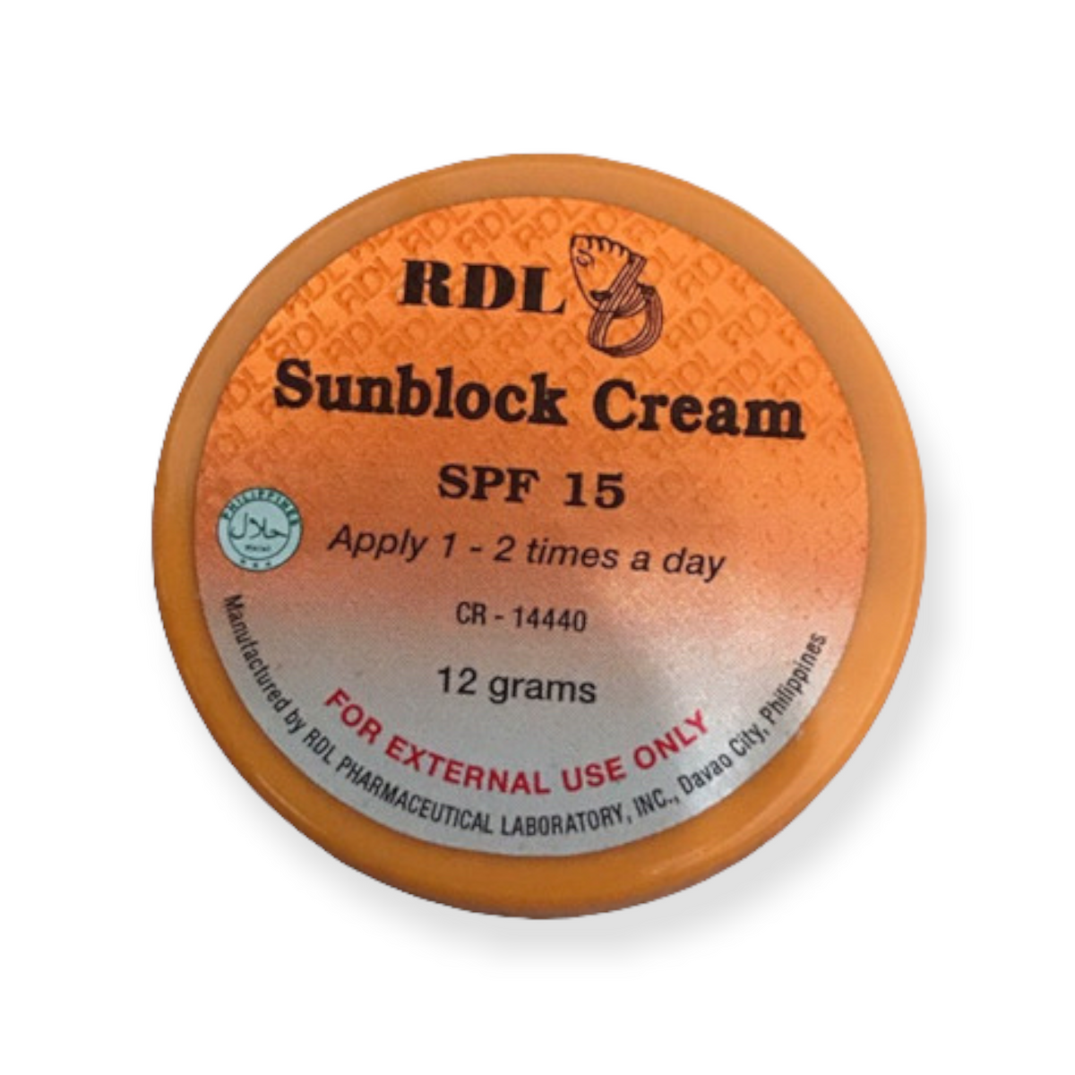 RDL Sunblock Cream SPF 15