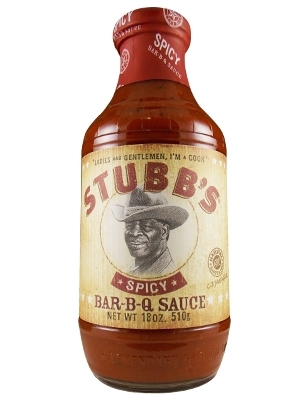 Stubb’s Spicy Legendary Bar-B-Q Sauce, 18oz.