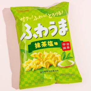 Tohato Fuwauma Salty Corn Snacks – Matcha Salt