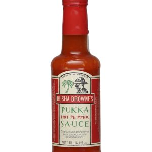 Hot Sauce Bush’s Brownes Pukka Scotch Bonnet Jamaica 6 oz Heat 7