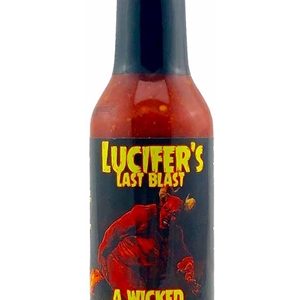 Hellfire Lucifer’s Last Blast Hot Sauce, 5oz.