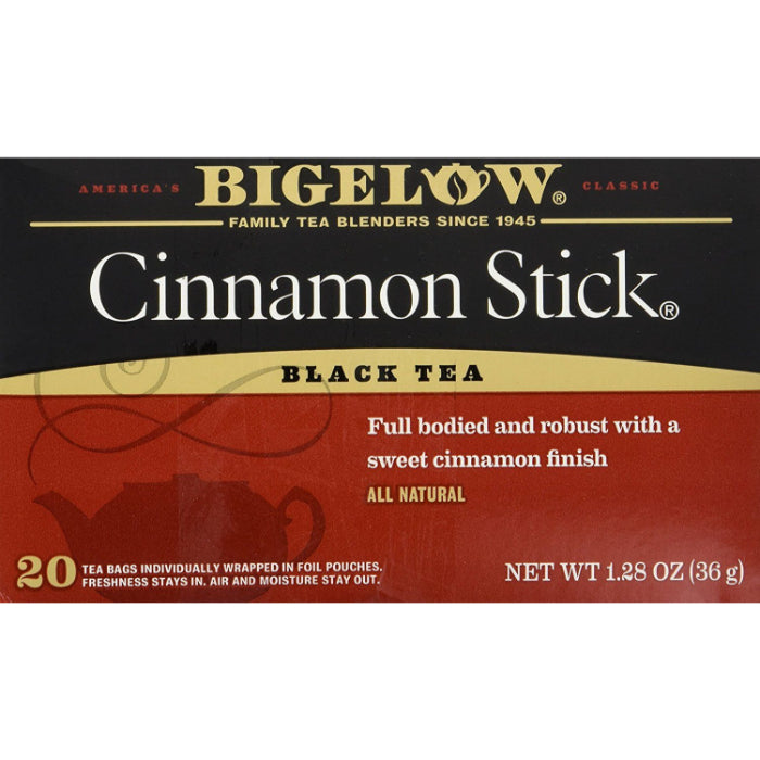 Bigelow – Tea Cinnamon Sticks, 20 Bags, 1.28 Oz | Pack Of 6