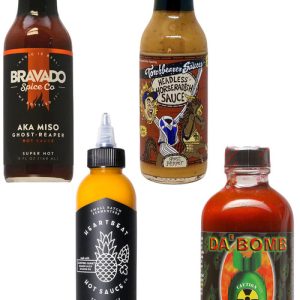 Hot Ones Season 10 Hot Sauce Set 1, 1/4oz, 3/5oz.