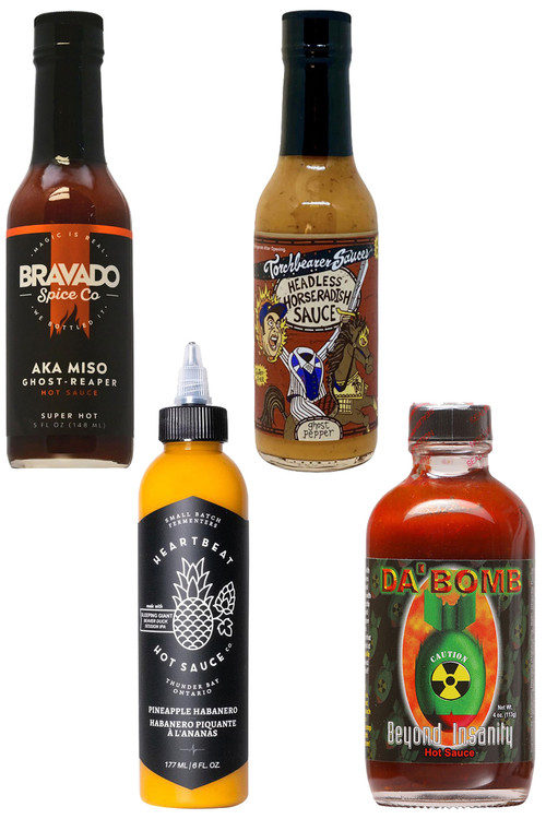Hot Ones Season 10 Hot Sauce Set 1, 1/4oz, 3/5oz.