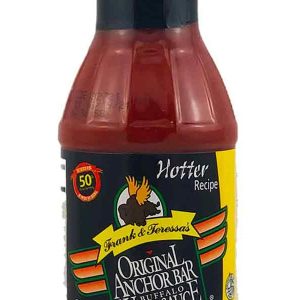 Anchor Bar Original Buffalo Wing Sauce “Hotter”, 12oz.