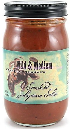 Wild and Medium Smoked Jalapeno Salsa, 12oz.