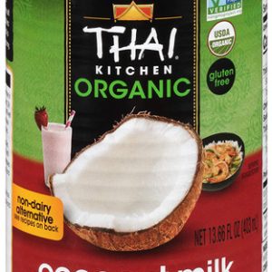 Thai Kitchen Organic Unsweetened Coconut Milk, 13.66 Fl Oz (Pack of 6)