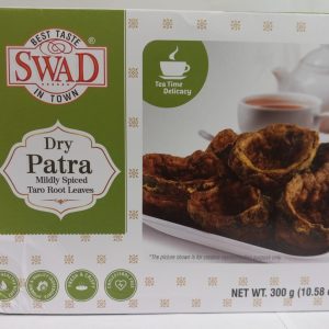 Swad Dry Patra, Mildly Spiced Taro Root Leaves 10.58oz (300g)