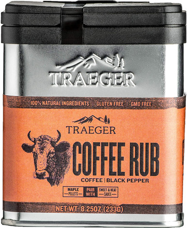 Traeger Grills SPC172 Seasoning and BBQ Coffee Rub, 8.25 oz