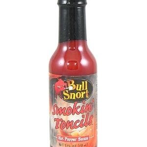 Bull Snort Smokin’ Toncils Hot Sauce, 5oz.