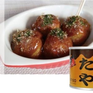 Canned Takoyaki, 4 balls in 1 a can, Octopus Dumplings, Japan Snack