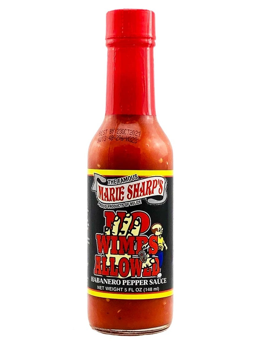 Hot Sauce Marie Sharps No Wimps Allowed 5 oz Heat 9