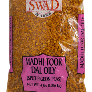 Swad Madhi Toor Dal Oily (Split Pigeon Peas) 4 lbs