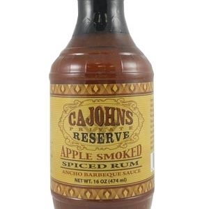 Cajohn’s Apple Smoked Spiced Rum Ancho Barbeque Sauce,