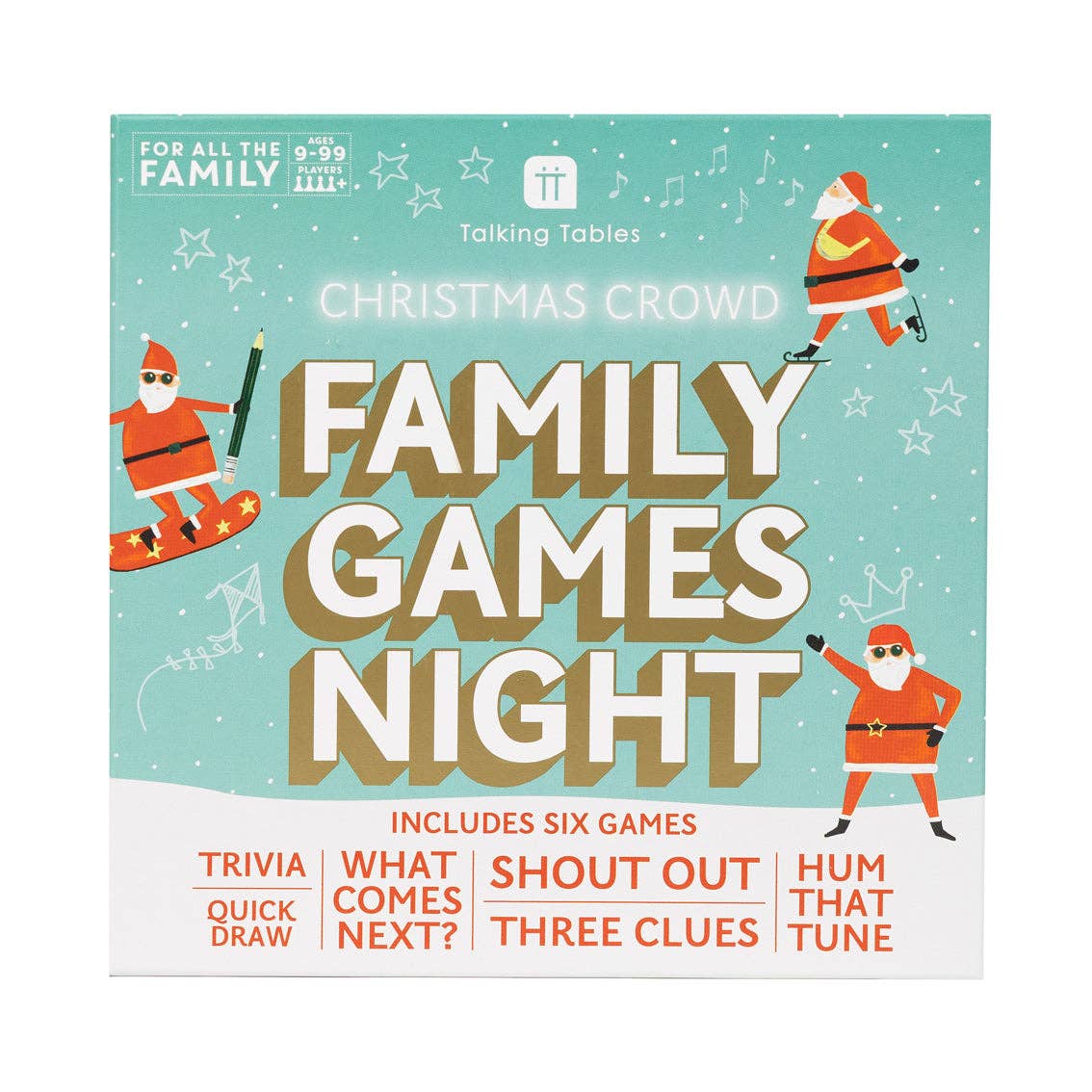 Talking Tables – Christmas Family Games Night | 6 Games | Christmas 20