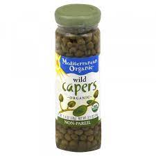 Mediterranean Organic Wild Capers Non-pareil, 3.5 Oz | Pack of 12