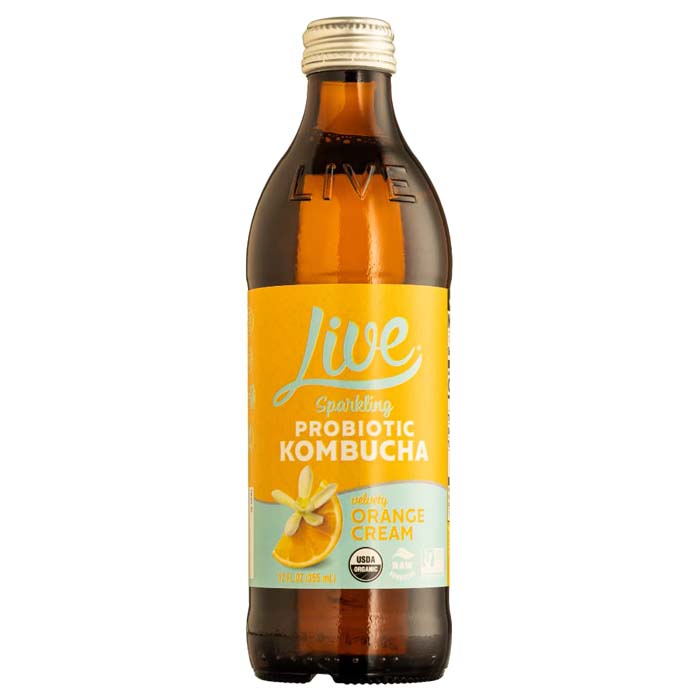 Live Kombucha – Sparkling Probiotic Kombucha, 12floz | Multiple Flavor