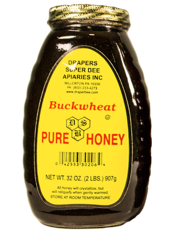 Draper’s Super Bee Apiaries Buckwheat Honey – 5lb