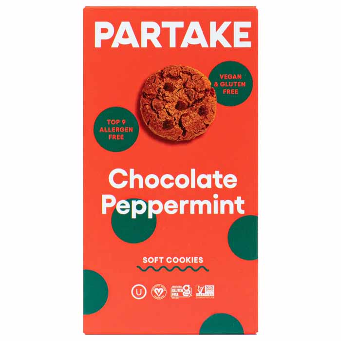 Partake Chocolate Peppermint Soft Baked Cookies – Regular