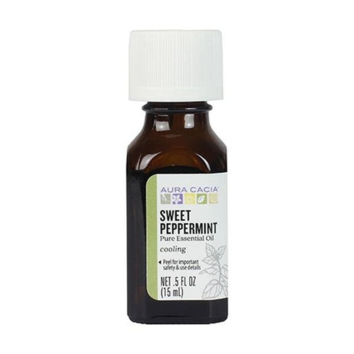 Aura Cacia – Essential Oil Sweet Peppermint, 0.5 oz – Pack of 1